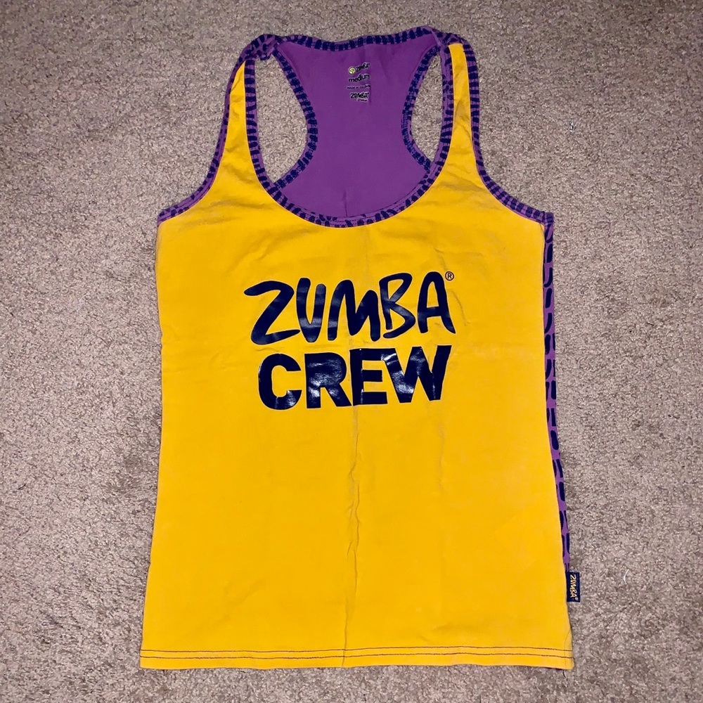 Zumba Instructor Purple and Gold Tank